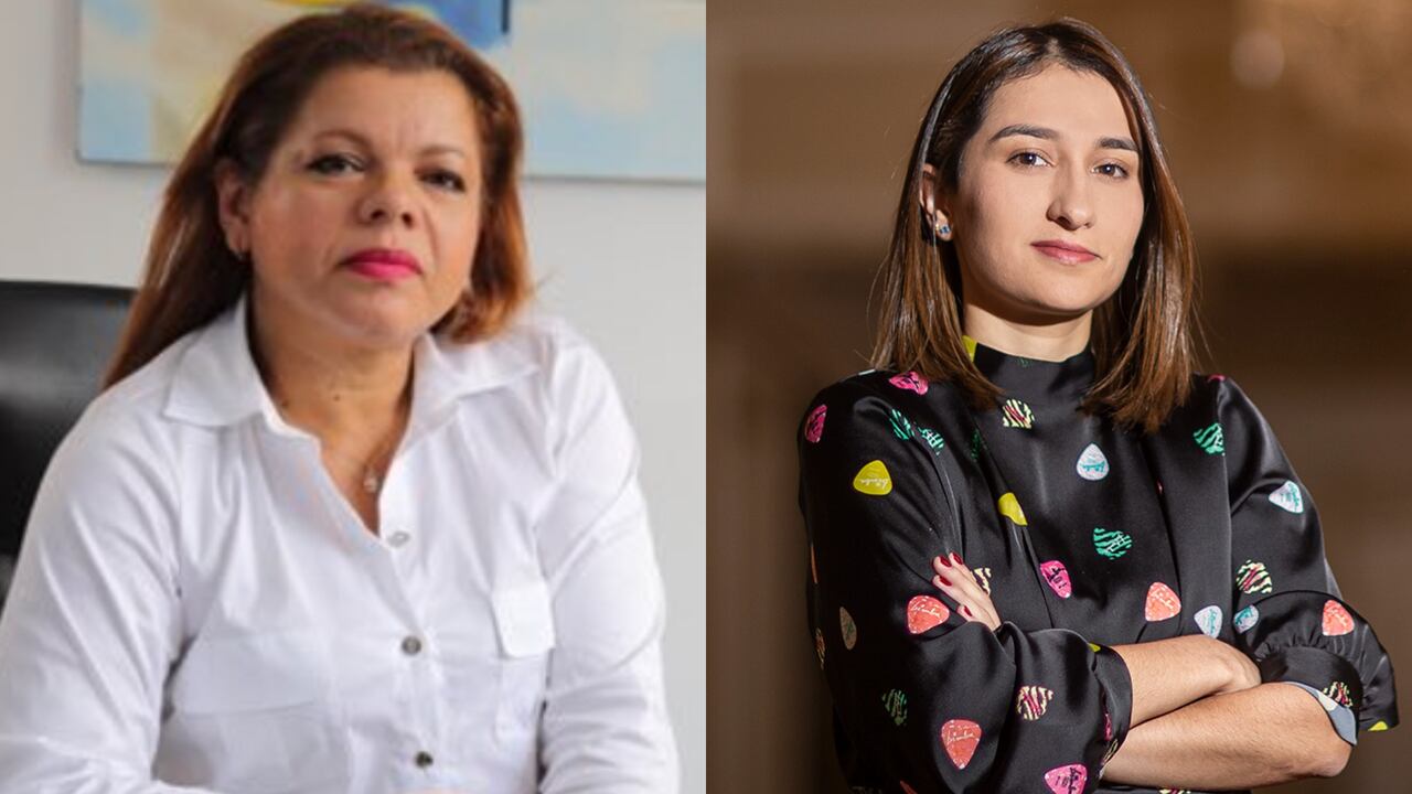 Mary Luz Herrán y Laura Sarabia.