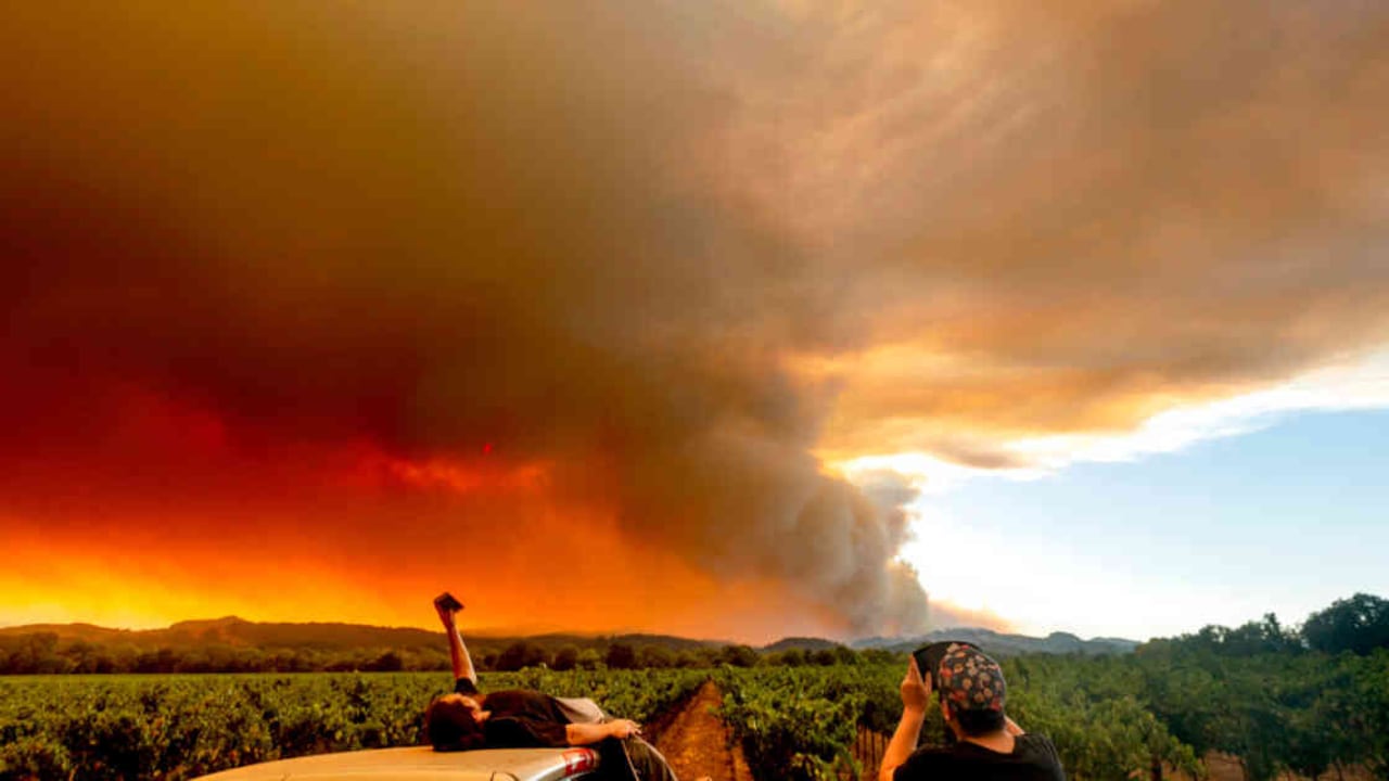 Los incendios y las olas de sequía son una clara muestra de los efectos del cambio climático. Foto: AP