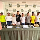 Integrantes capturados de la Caleta de Lady.