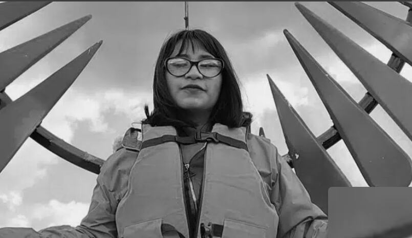 La estudiante Johana Katerine Agreda Jamioy.