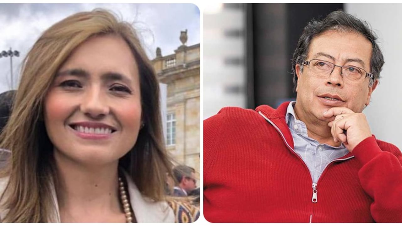 Mery Gutiérrez y Gustavo Petro