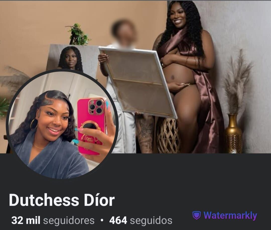 Imagen de Duquesa Dior sonriendo frente a la cámara