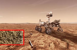 El róver Curiosity capturó "algo inusual" en Marte.