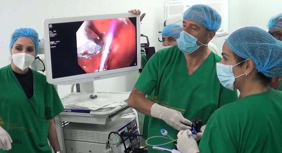 La Subred Sur contó con el acompañamiento de la brasilera Ana Carolina Hoff, cirujana bariátrica endoscopista intervencionista.