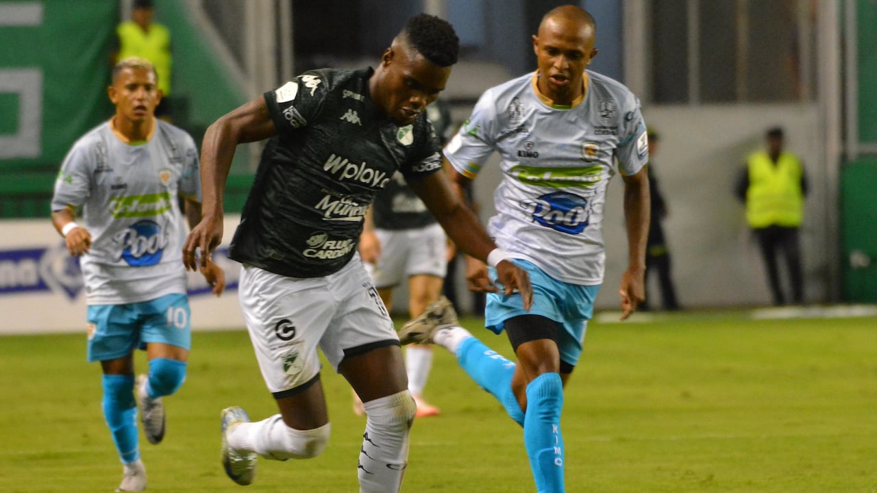Imagen del partido entre Deportivo Cali y Jaguares de Córdoba.