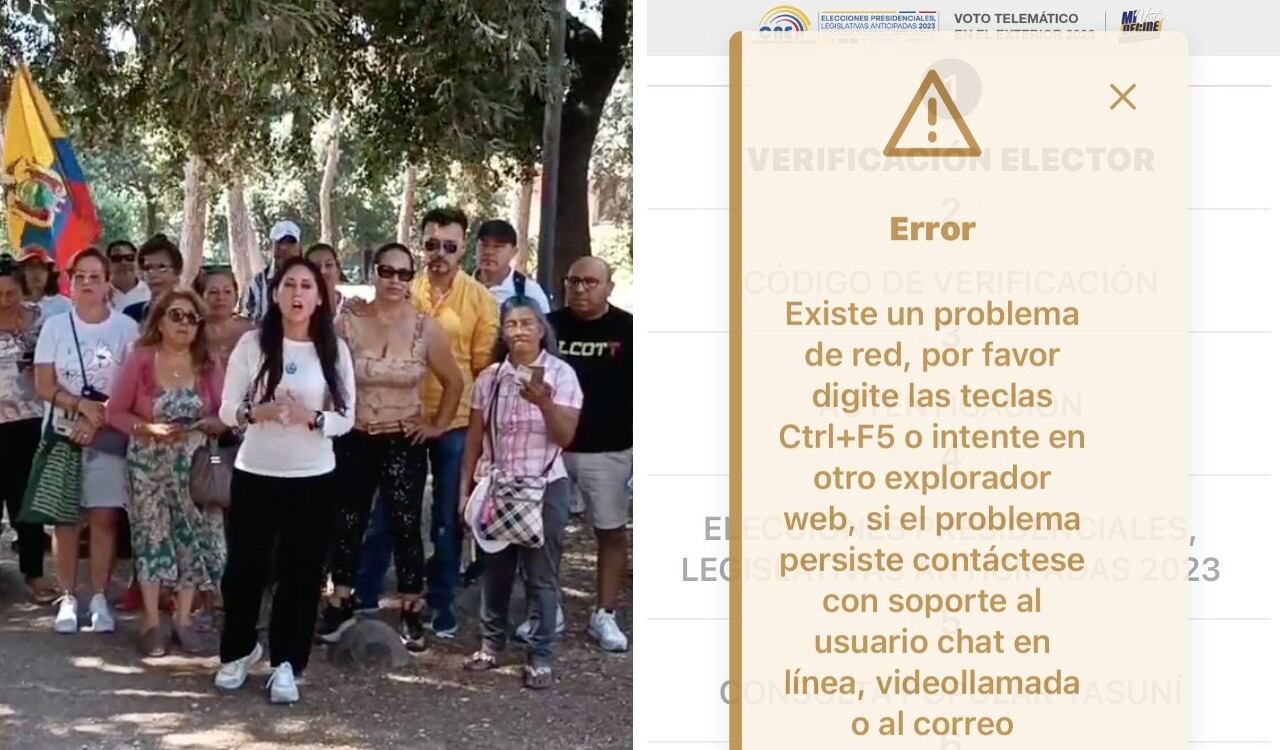 Ciudadanos ecuatorianos en el exterior reportan que no han podido votar