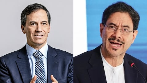 Congresista Rafael Nieto y el senador Iván Cepeda.