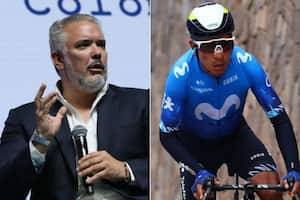 El expresidente Iván Duque conversó con el ciclista Nairo Quintana en su podcast.