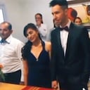 Los jóvenes se llevaron un gran susto por cuenta de la novia bromista. Fotos: Tik Tok @clipsdelomejor2023.