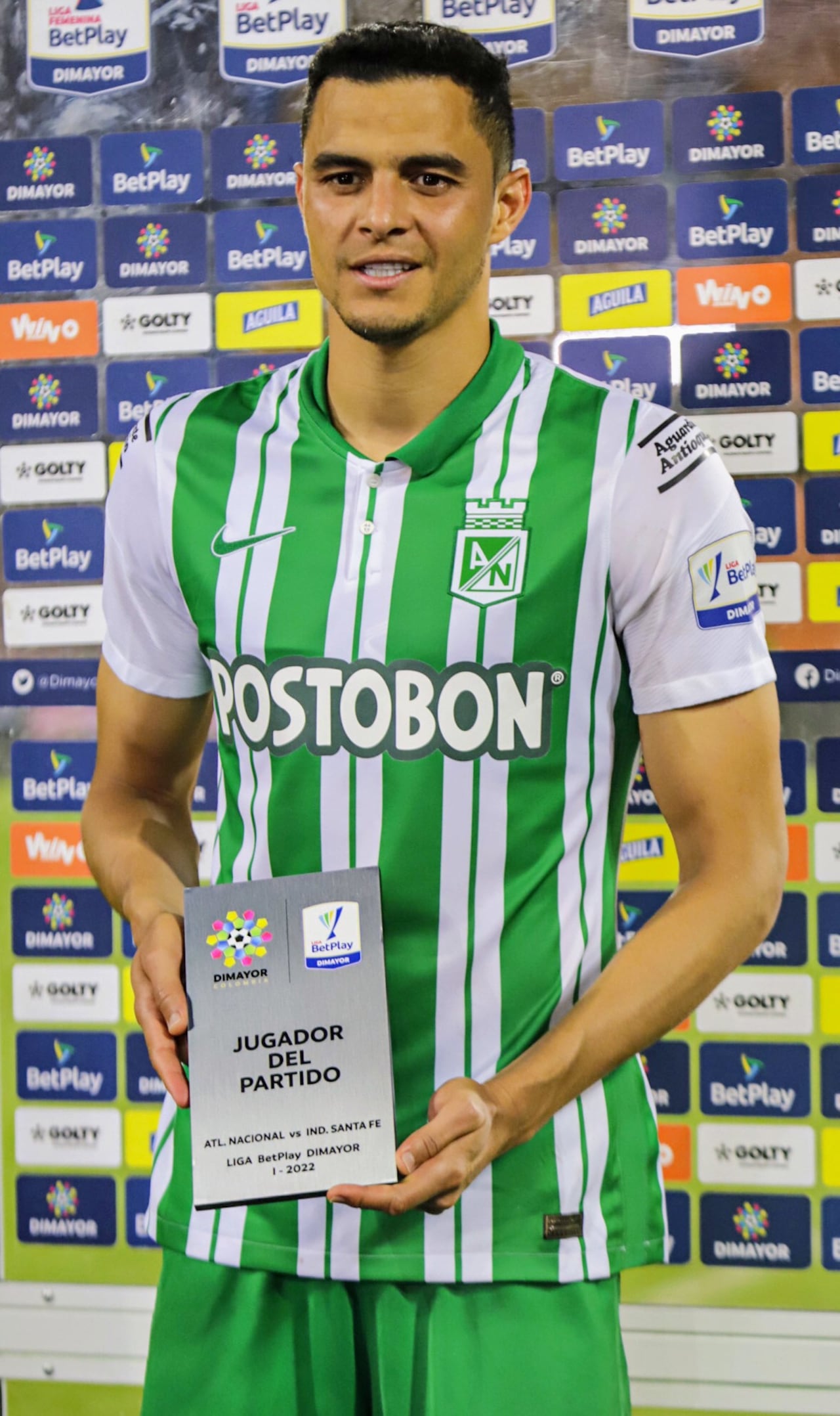 Giovanni Moreno, elegido figura de un partido de Nacional en el 2022.