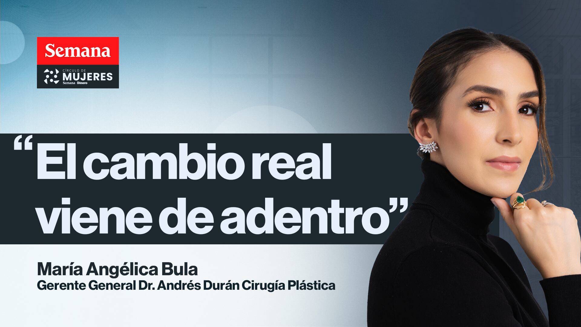 María Angélica Bula, gerente general de Dr. Andrés Durán Cirugía Plástica