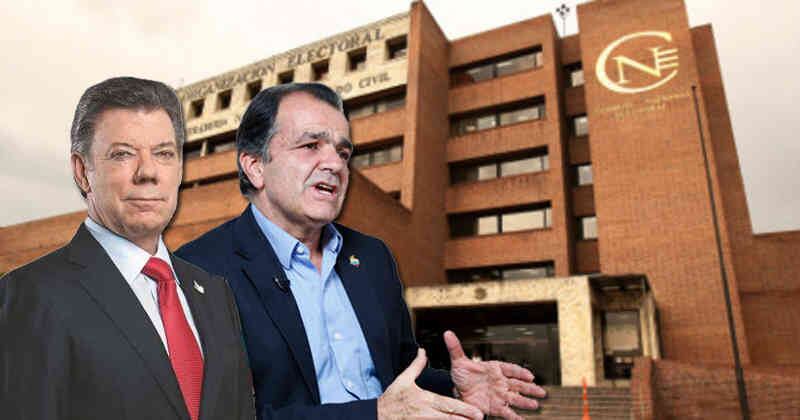 Juan Manuel Santos y Óscar Iván Zuluaga