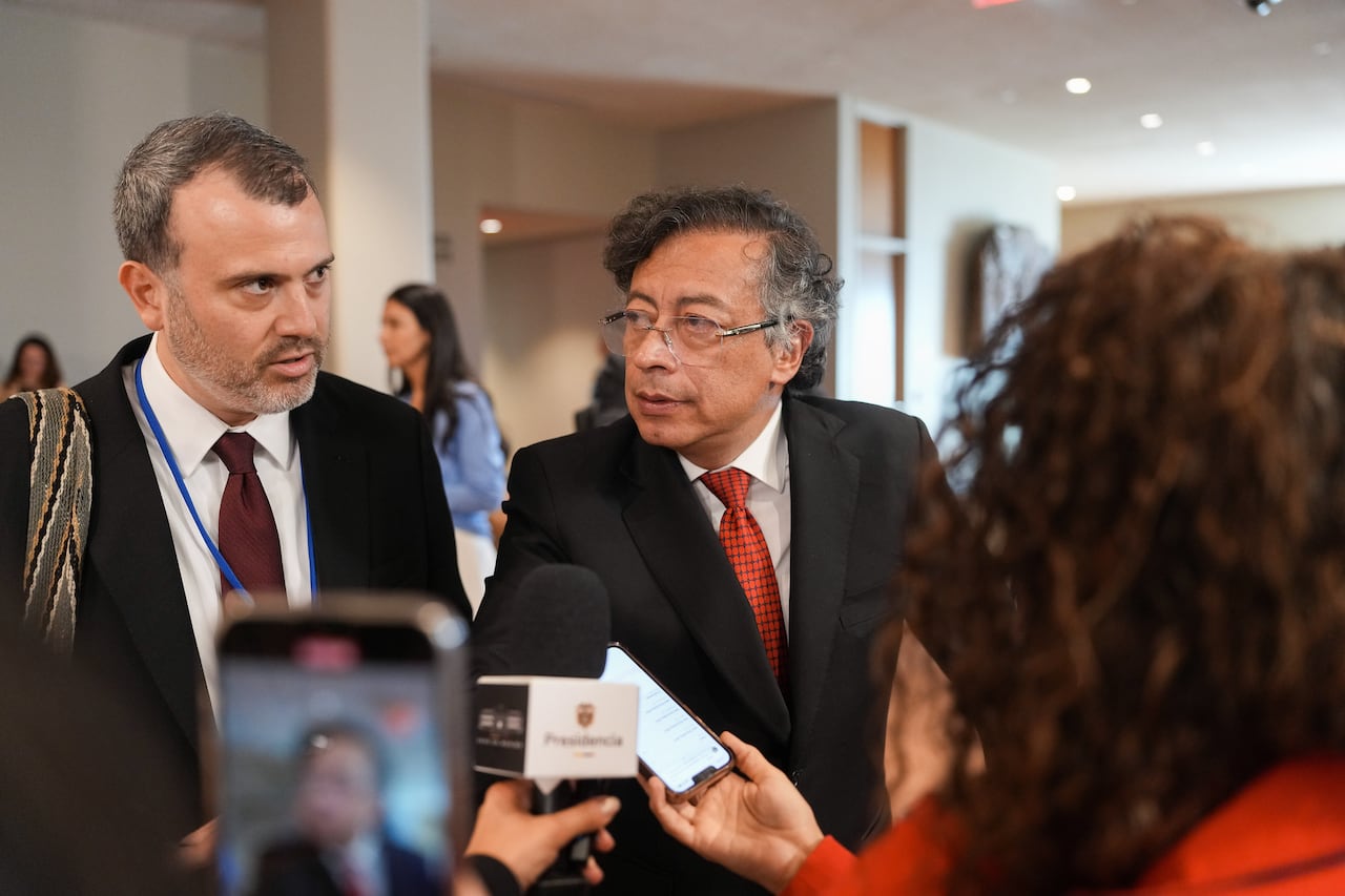 El presidente, Gustavo Petro, el 23 de septiembre de 2025 en Nueva York (Estados Unidos)