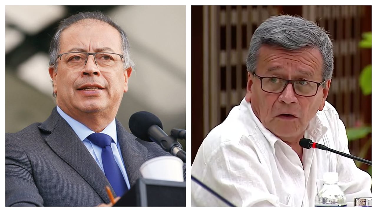 Gustavo Petro y Pablo Beltrán.