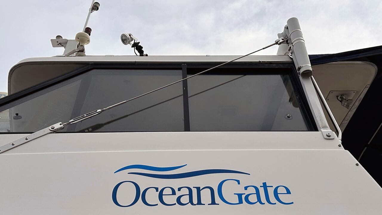 El logo de OceanGate Expedition