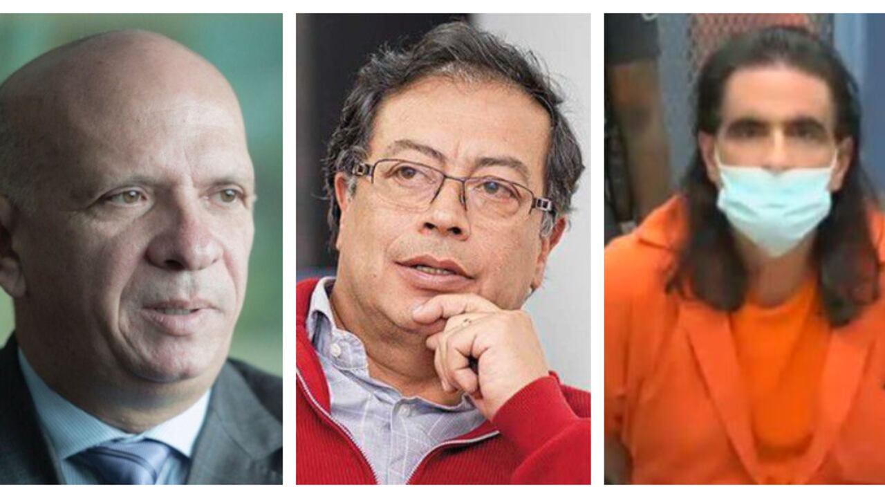 Hugo Carvajal, Gustavo Petro y Álex Saab
