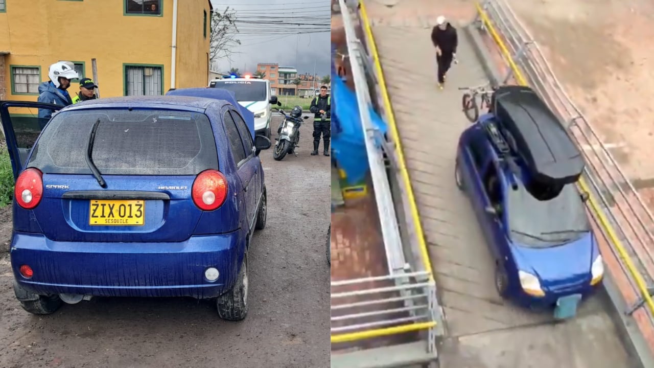 Inmovilización de vehículo Spark Azul