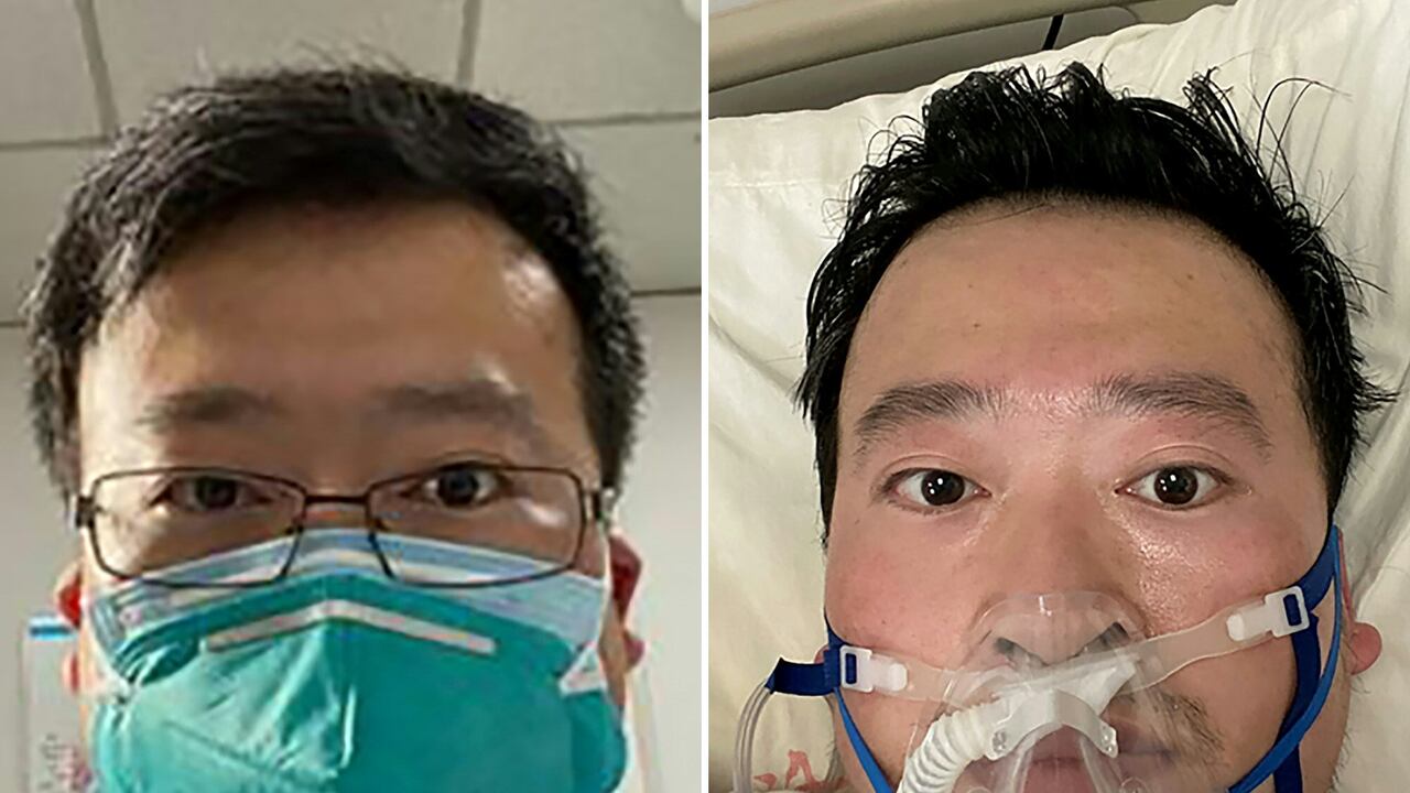 Li Wenlian, médico que alertó sobre el coronavirus.