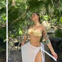 La influenciadora contó que perdió cabello por el estrés. Foto: Instagram @soycintiacossio.