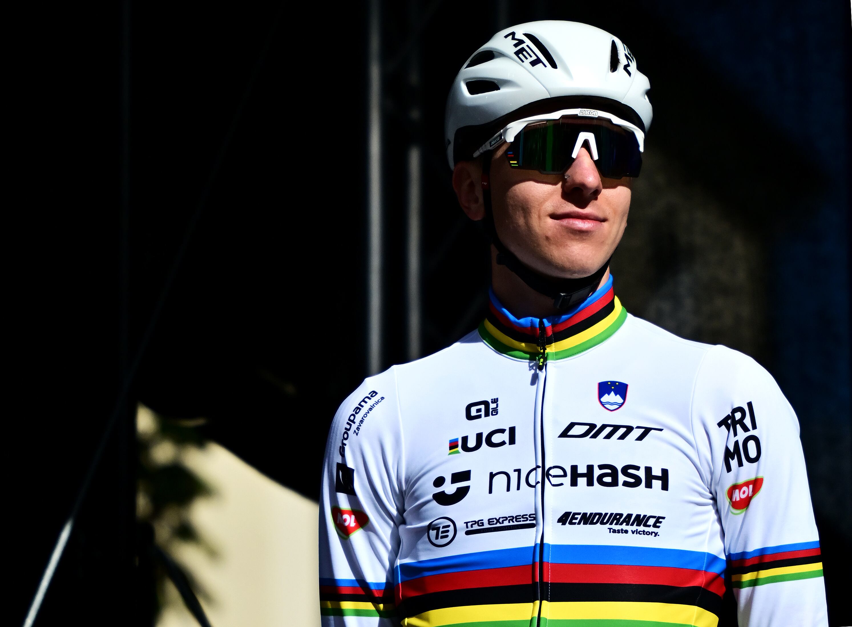 Aplausos totales para Tadej Pogacar tras su actuación de este domingo, 5 de octubre.