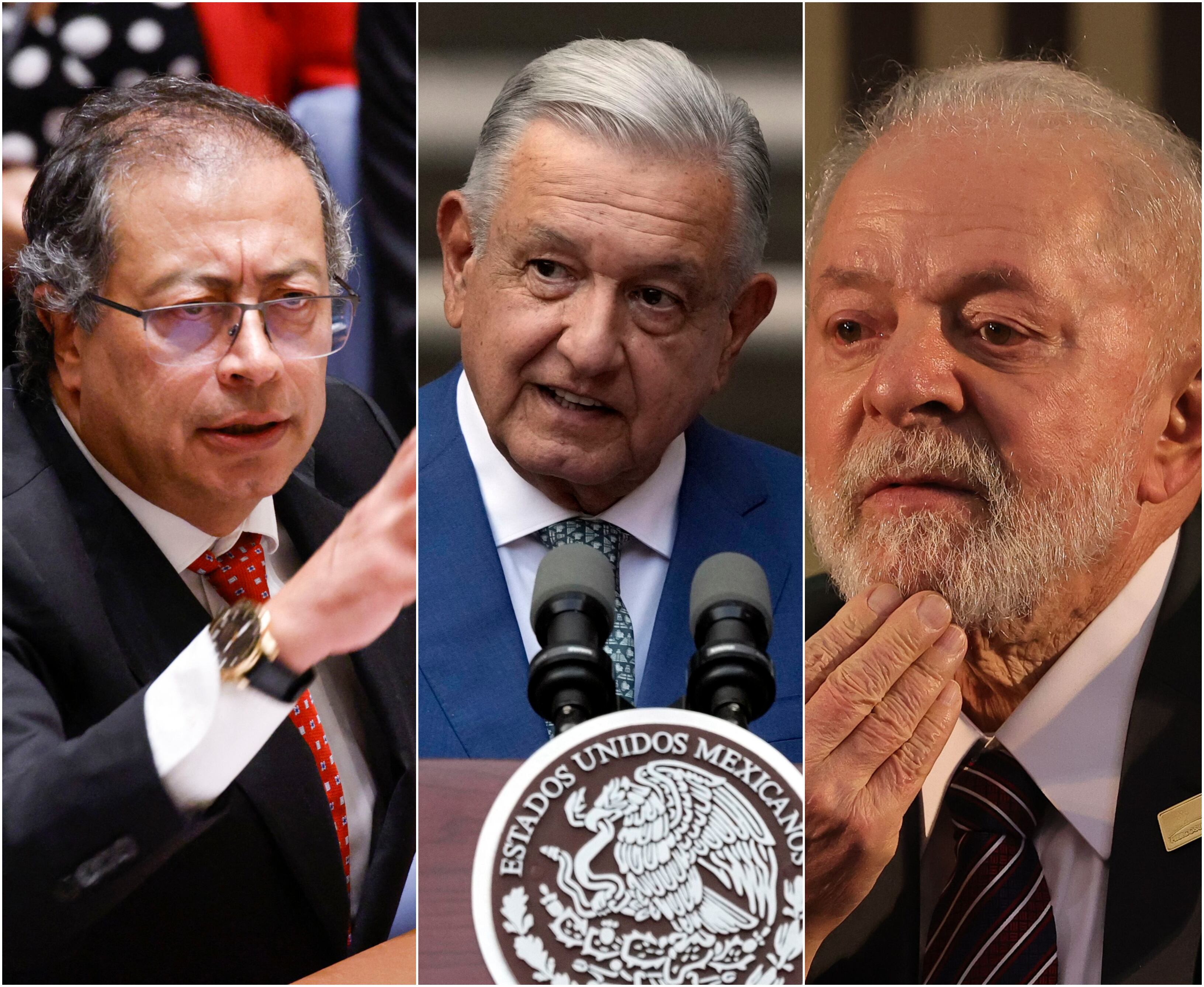 Petro, Lula, Manuel López Obrador