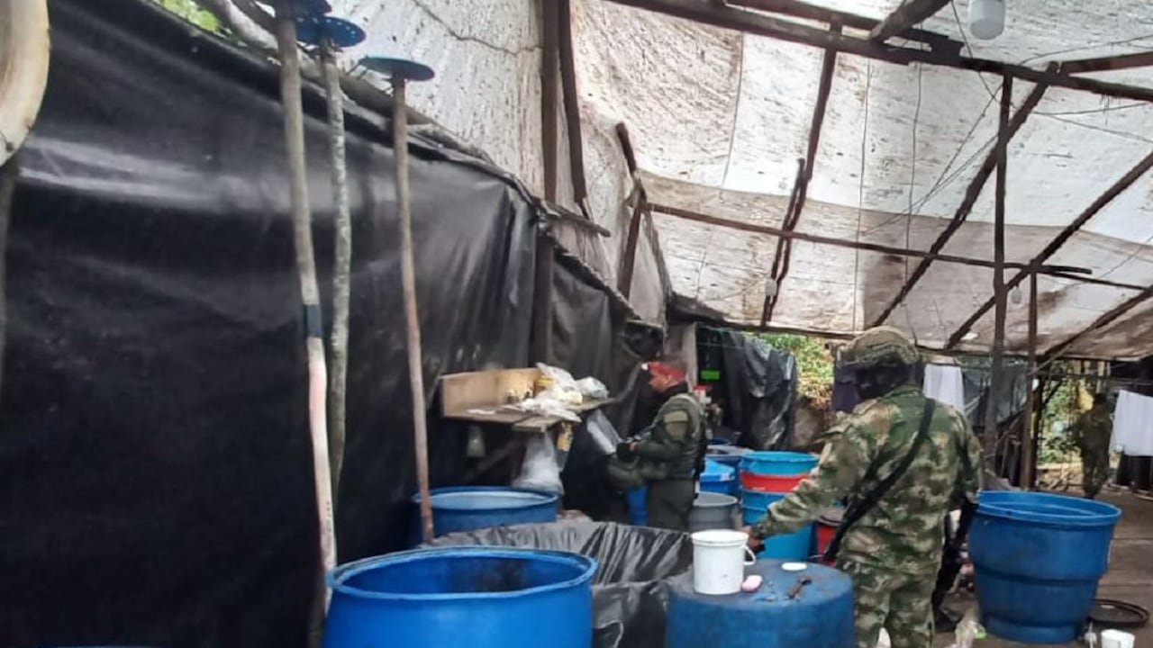 Clorhidrato de cocaína producido por las disidencias. Foto de referencia.