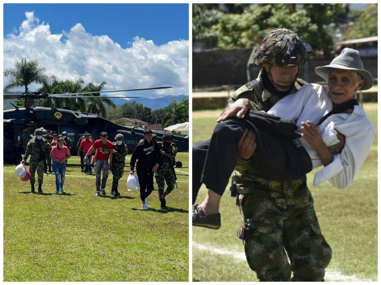 Los organismos de socorro atienden la emergencia.
