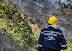 de 20Incendio forestal en la buitrera , Sep 21 23, en Cali Valle