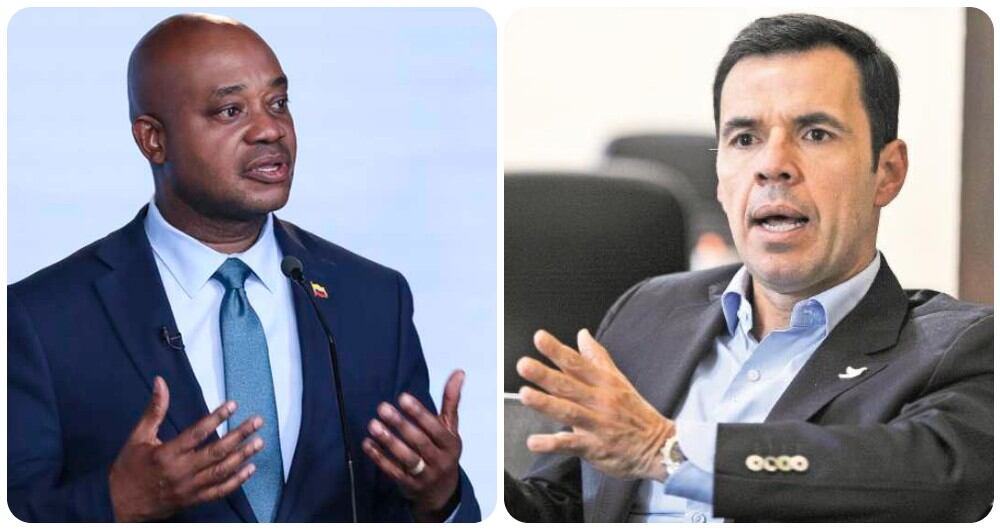 Luis Gilberto Murillo y Guillermo Rivera.