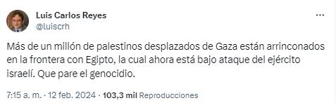 El director de la Dian se refirió al conflicto entre Israel y Hamás
