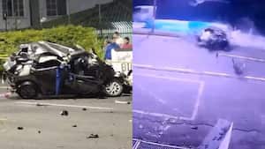 Todo quedó registrado en un impresionante video.