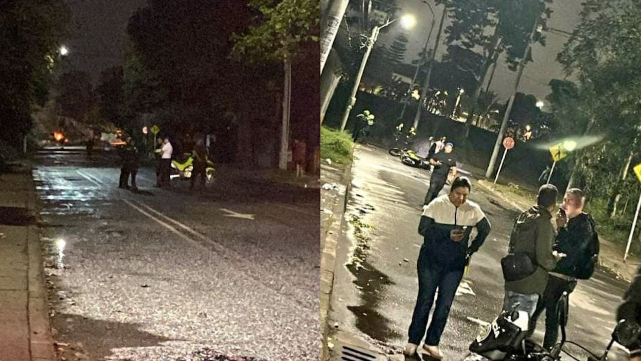 Sitio donde se registró el atentado con explosivos en el sur de Cali.