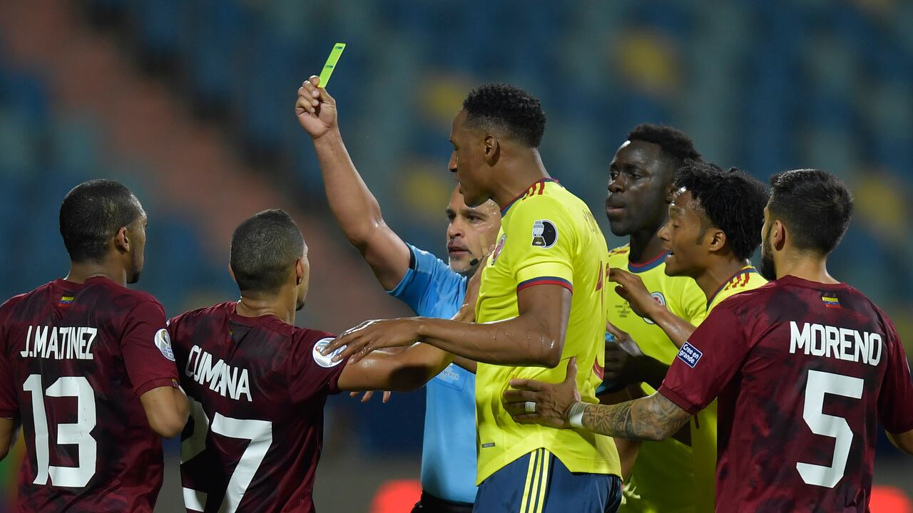 Colombia vs. Venezuela (0-0) en Goiania, durante la Copa América 2021 disputada en territorio brasileño