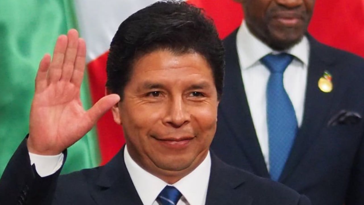 El presidente de Perú, Pedro Castillo.
