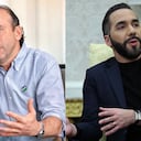 Alejandro Eder y Nayib Bukele.