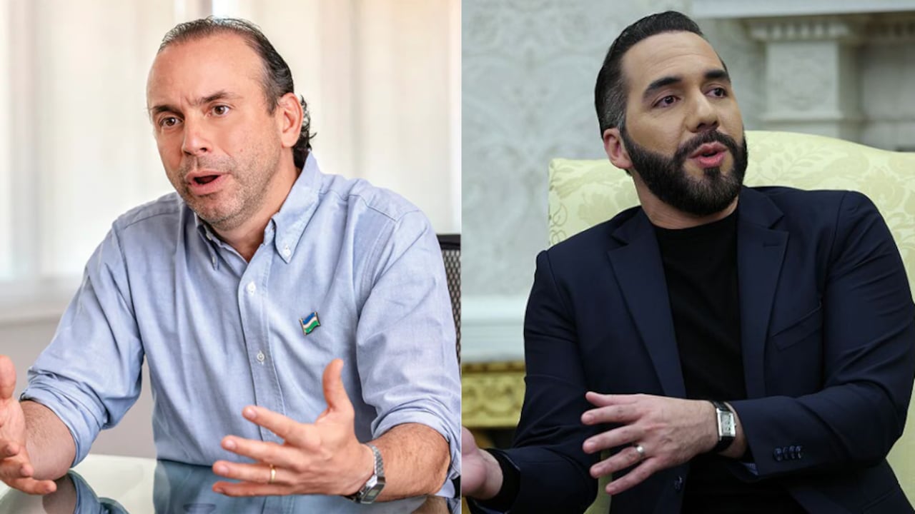 Alejandro Eder y Nayib Bukele.
