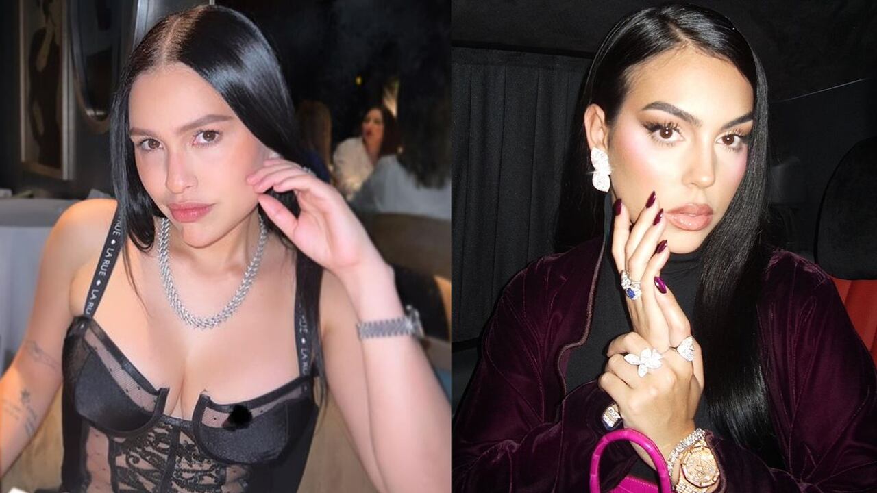 Las dos mujeres parecen tener similitudes en su físico y su comportamiento, según cibernautas. Fotos: Instagram @gera25ponce - @georginagio.