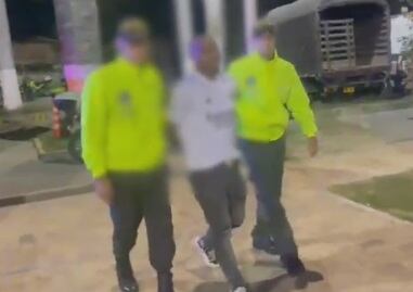 La captura fue efectuada por agentes de la Sijin de la Policía.