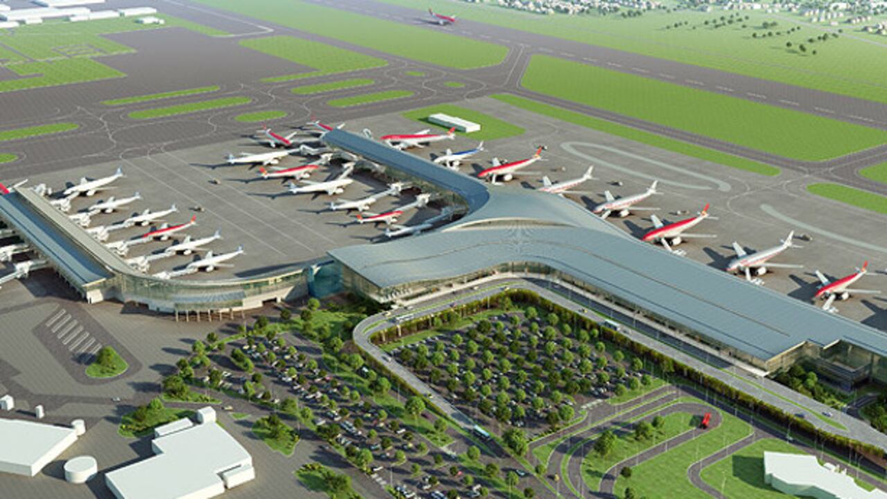 Esta imagen muestra el estado en que debe quedar el aeropuerto Eldorado a finales de este año.