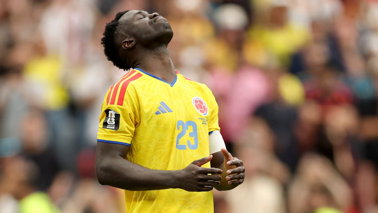 Dávinson Sánchez con la Selección Colombia en el Mundial 2026.