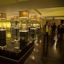 MUSEO DEL ORO GOLD MUSEUM, BOGOTá, BOGOTá D C , COLOMBIA - 2017/06/09: VIsitors walk through the exhibition rooms at the Gold Museum (Museo del Oro) in Bogotá. (Photo by Thierry Falise/LightRocket via Getty Images)