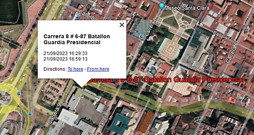   Con ubicación mediante la señal de los celulares y hasta certificados de propiedad de los predios queda claro a dónde se llevó el dinero y quiénes estaban reunidos en los lugares. 