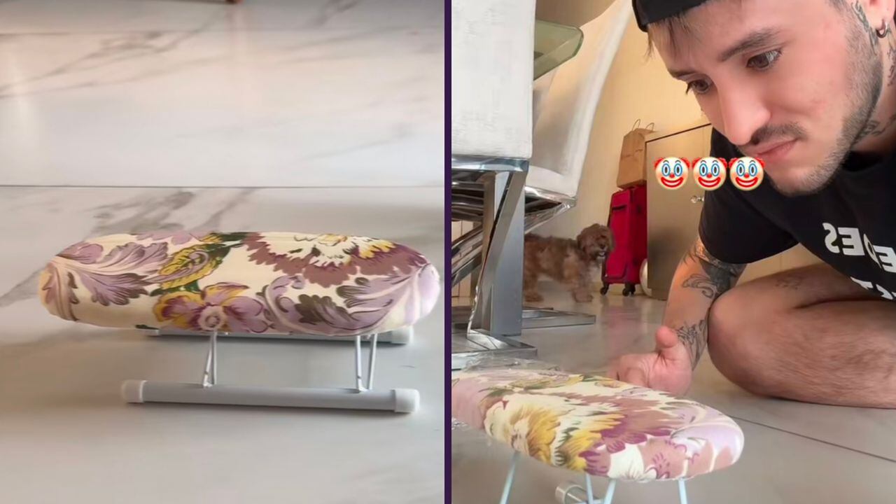 Hombre compra mesa de planchar en famosa plataforma online y recibió inesperada sorpresa