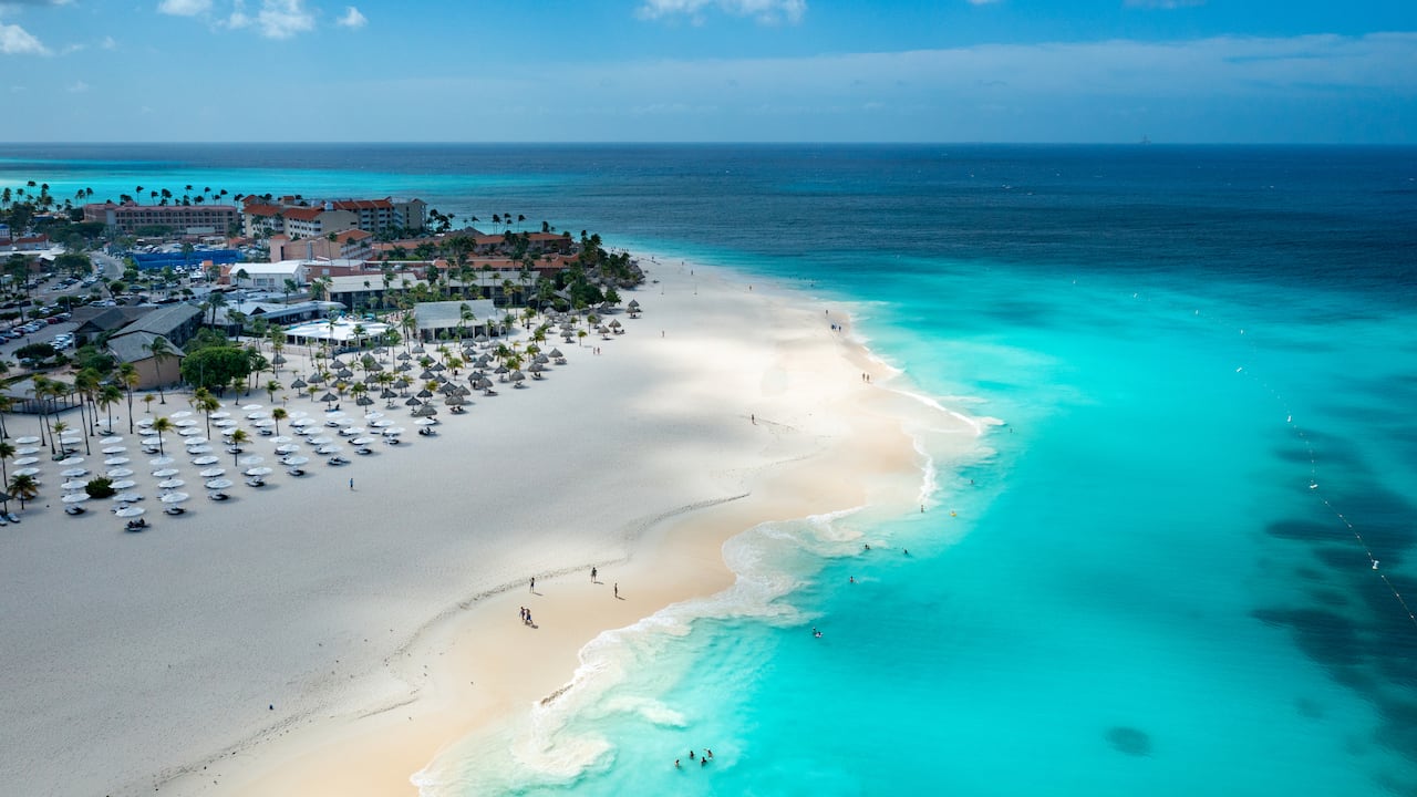 Aruba es una de las islas más bonitas del Caribe.