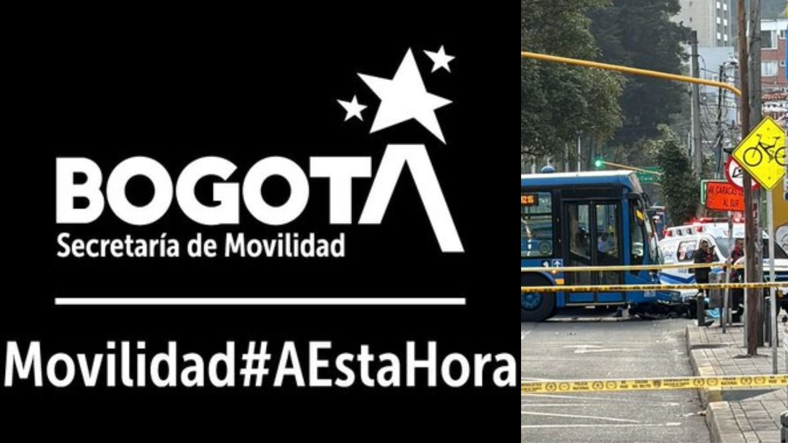La movilidad en el sector de Teusaquillo presenta afectaciones tras el siniestro vial con fatalidad reportado en la calle 34 con carrera 19.