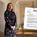 Laura Sarabia denuncia en la Fiscalía