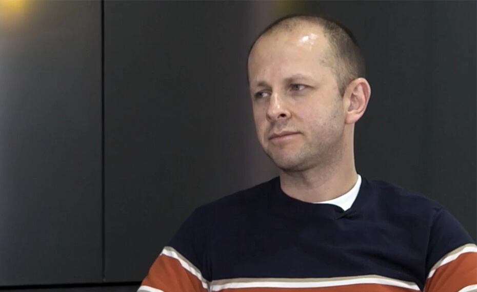 Exministro de Agricultura, Andrés Felipe Arias, el día en que le concedió una entrevista a Salud Hernández-Mora a SEMANA.