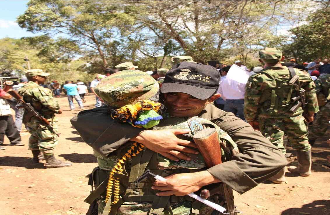 Campamento de las Farc en Pondores, Guajira, el 1 de febrero de 2017. Foto: León Darío Peláez