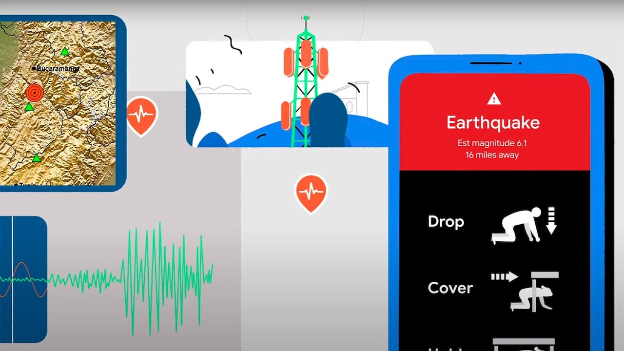 Google genera alertas tempranas ante sismos, para usuarios Android.