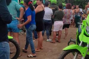 Residentes del barrio Arenal alertaron a las autoridades de lo ocurrido.